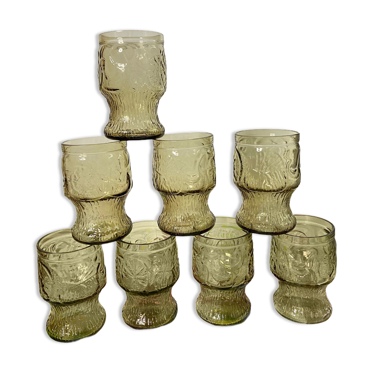 Vintage smoked glasses