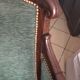 Old bergère armchair