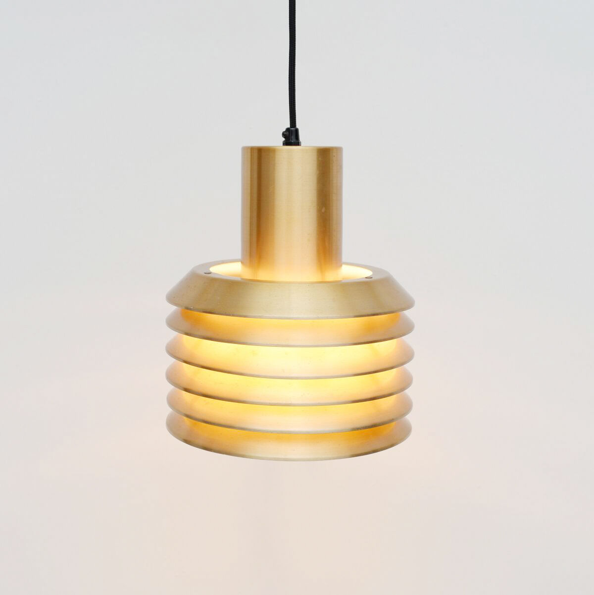 Danish pendant lamp in golden brass 60