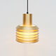 Danish pendant lamp in golden brass 60