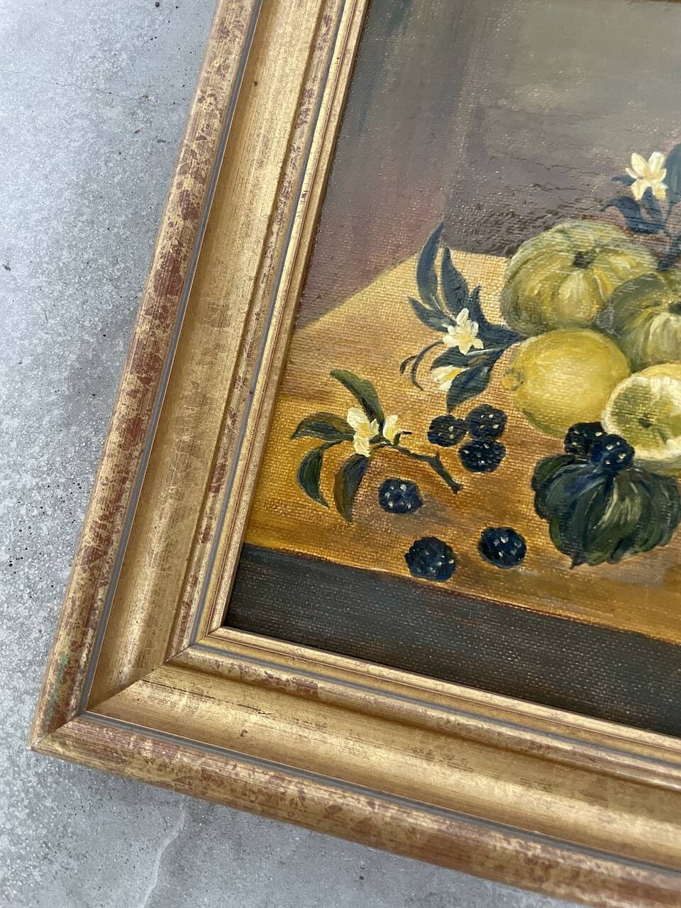 Still life oil painting