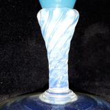 Soliflor opaline vase blue Italy