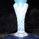 Vase soliflor opaline bleu Italie