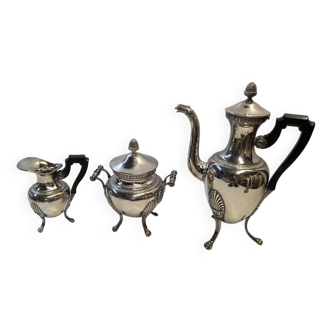 Empire style silver-plated tea/coffee service
