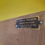 Wardrobe in solid oak around 1950