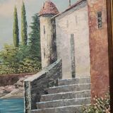 Oil painting on canvas signed Rossini