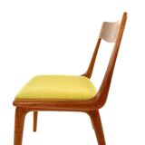 Vintage teak boomerang chair model 370 by Alfred Christensen, 1960s