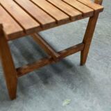 50s solid wood side table