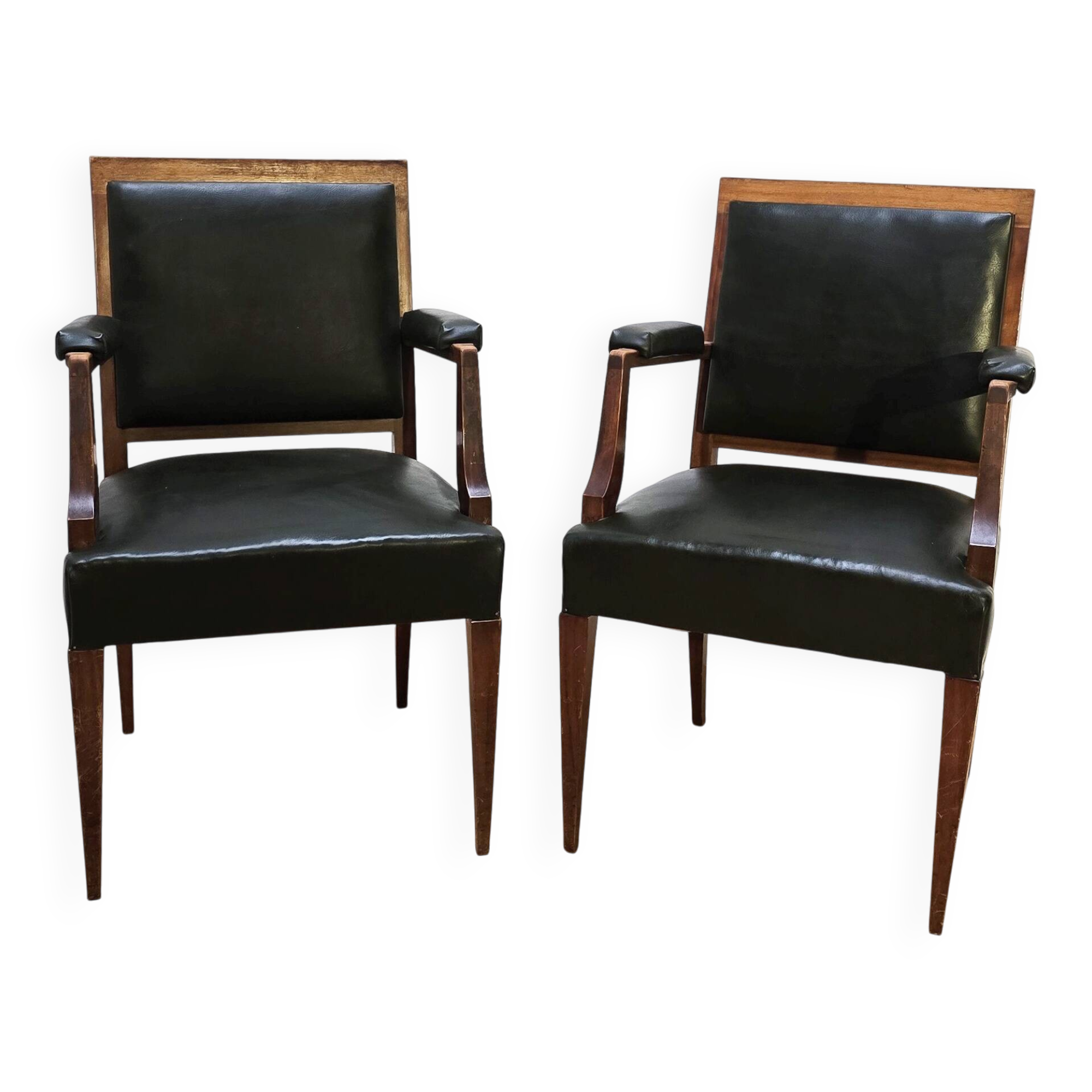Paire de fauteuils vintages style Empire