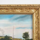 Peinture « The Farm », design scandinave, années 1970