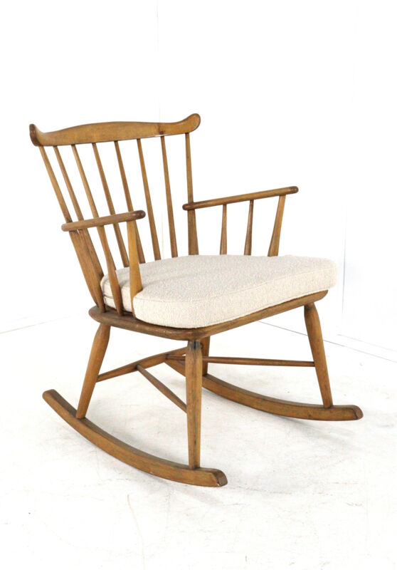 Børge Mogensen for FDB Møbler rocking chair - new upholstery