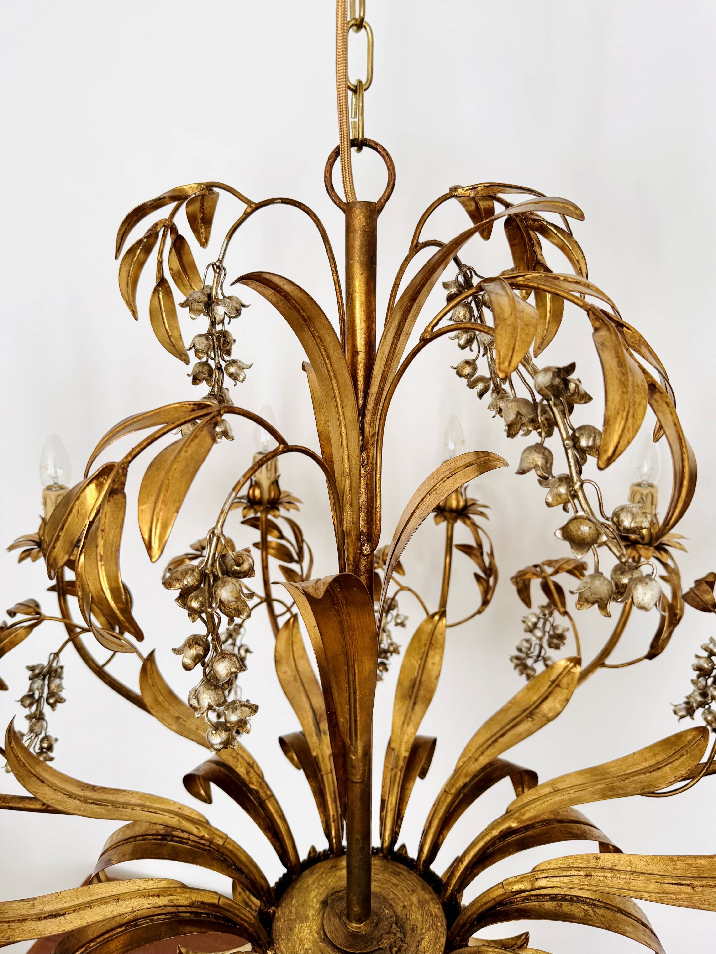 Stunningly Large Italian Hollywood Regency Chandelier by Hans Kögl