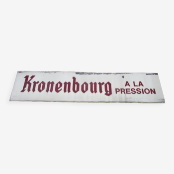 Enseigne publicitaire bière Kronenbourg