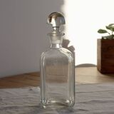 Antique glass carafe with stopper