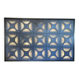 Decorative light panels. Oyster light by Rolf Krüger, 1960s, Set of 15