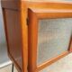 Console 1950 two doors matted glass