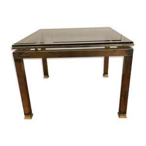 Table basse métal doré