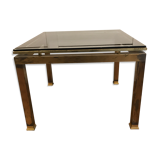 Table basse métal doré 1970