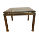 Table basse métal doré 1970