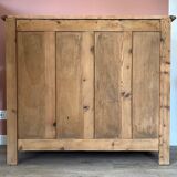 Parisian sideboard in raw wood