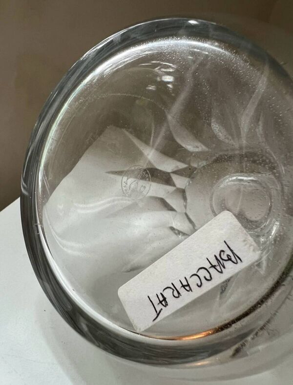 Magnifique carafe à whisky Baccarat