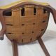 Paire de chaises Louis Philippe velours moutarde