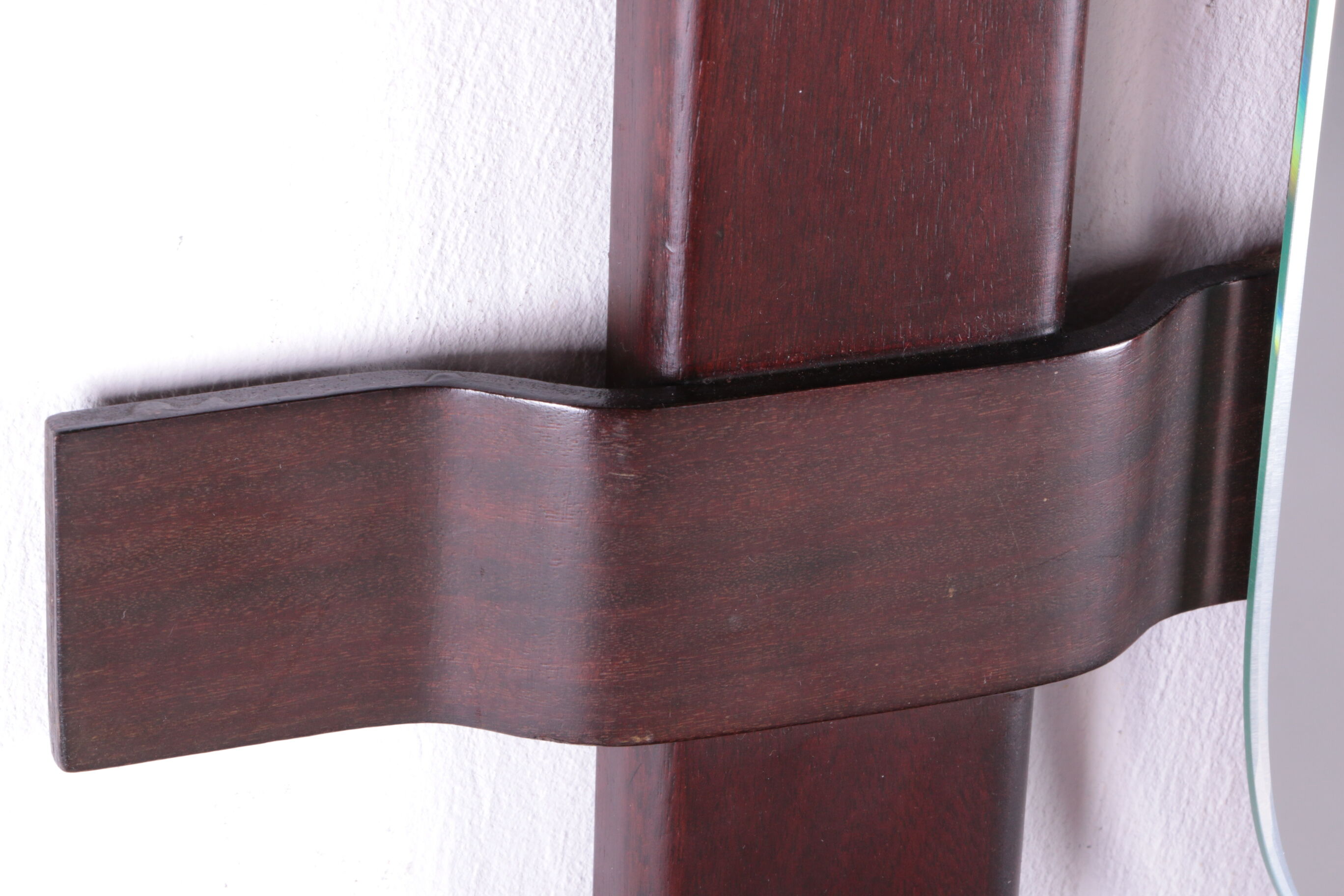 Ico Parisi Wall unit with mirror and stool 1950 Italy