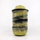 Handmade cracked ceramic vase • 1980s • signed