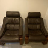 Set of 2 royal roche bobois armchairs