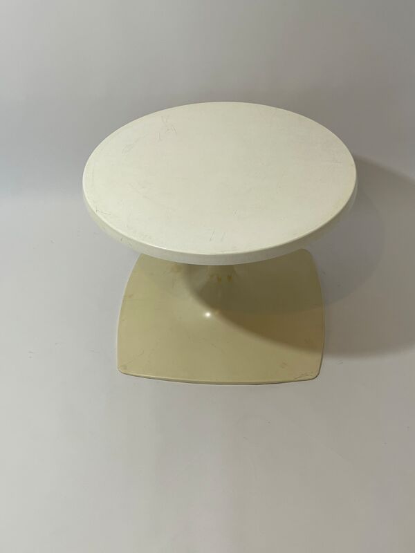 Table basse pieds tulipe Stamp Nurieux France année 1970
