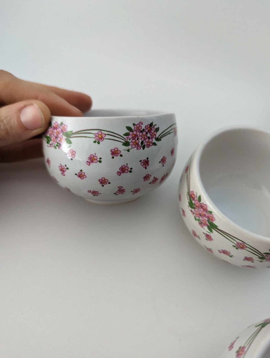 Ancient Japanese tea set