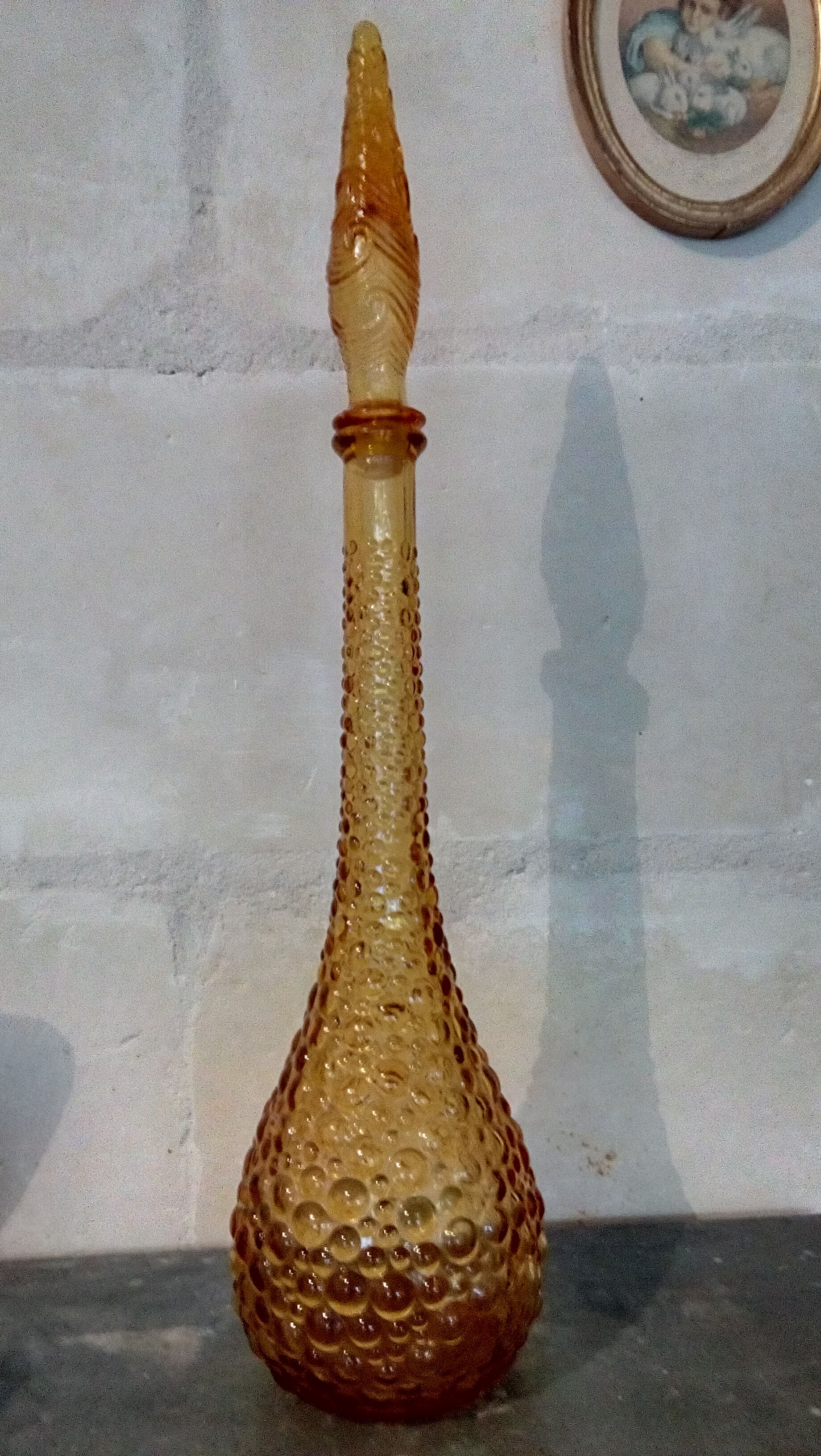 Empoli carafe amber Italy