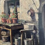 Painting signed Robert Boudry