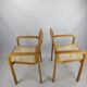 Paire de chaises olivo pietro