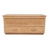 Raw oak chest
