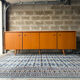 Vintage Scandinavian teak sideboard, 1970.