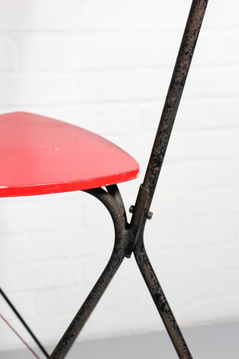 Vintage French Table Tripod Lamp, 1950