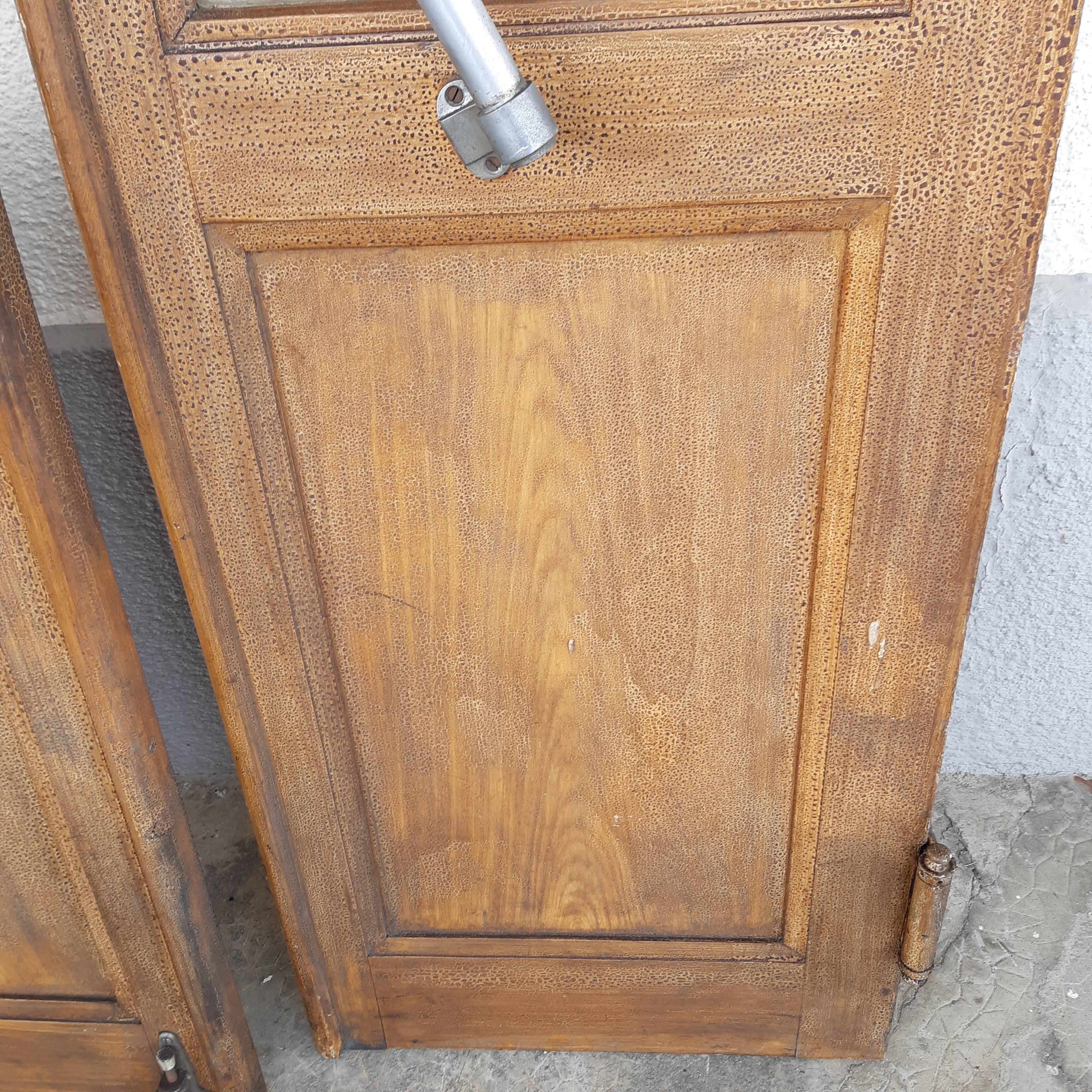 Pair of bistro doors