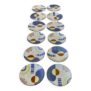 Ensemble 12 assiettes