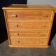 Commode en rotin époque 1970