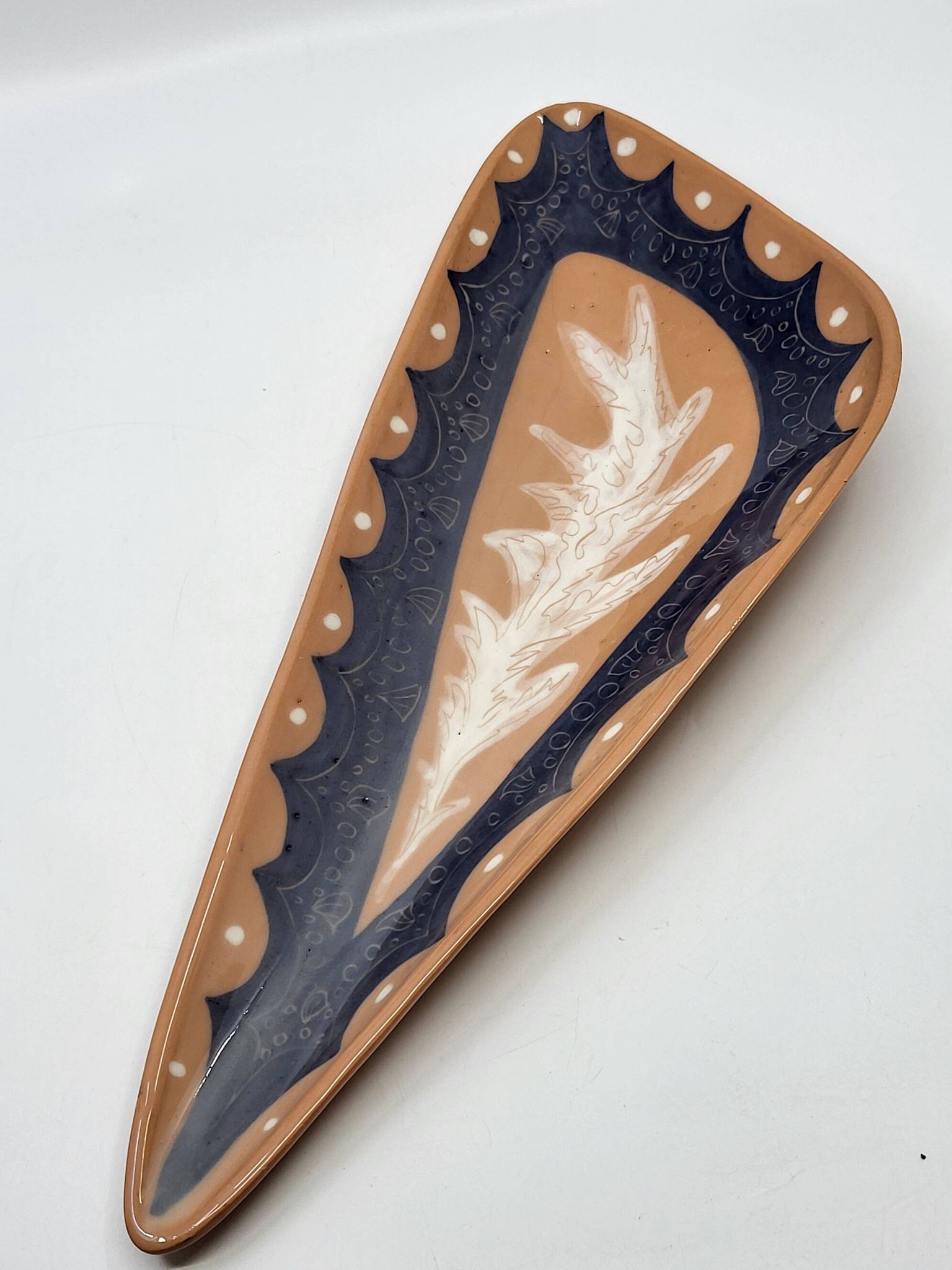 Triangular catchall by Gabrielle Mackiewicz, France, 1950s