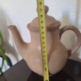 Old stoneware teapot