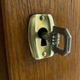 Vintage wardrobe with compass feet