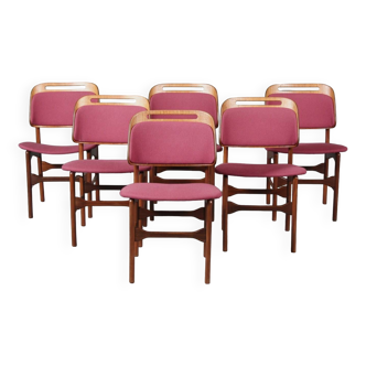 6 chaises danoises en teck, 1960