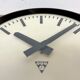 Industrial Bakelite Factory Wall Clock from Pragotron, 1960s
