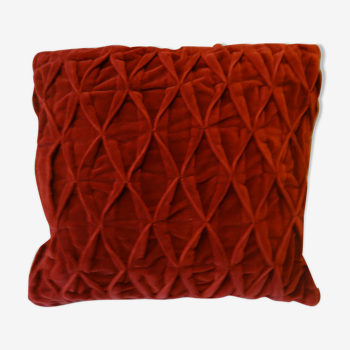 Honeycomb velvet cushion 36x40cm