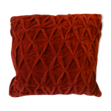 Honeycomb velvet cushion 36x40cm