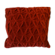 Coussin velours nid d'abeille 36x40cm