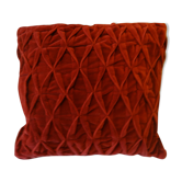 Coussin velours nid d'abeille 36x40cm