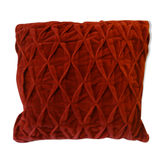 Honeycomb velvet cushion 36x40cm